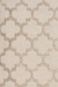 BEIGE MOROCCAN HAND TUFTED CARPET by Imperial Knots - Image 3