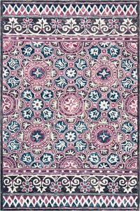 MULTICOLOR SUZANI HAND TUFTED CARPET by Imperial Knots - Image 1