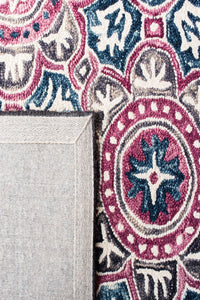 MULTICOLOR SUZANI HAND TUFTED CARPET by Imperial Knots - Image 3