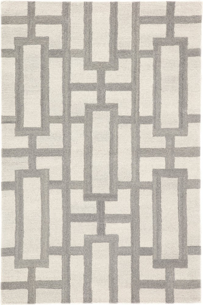 GREY CHARCOAL EMBOSSED HAND TUFTED CARPET