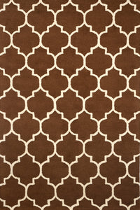 BROWN MOROCCAN HAND TUFTED CARPET by Imperial Knots - Image 1